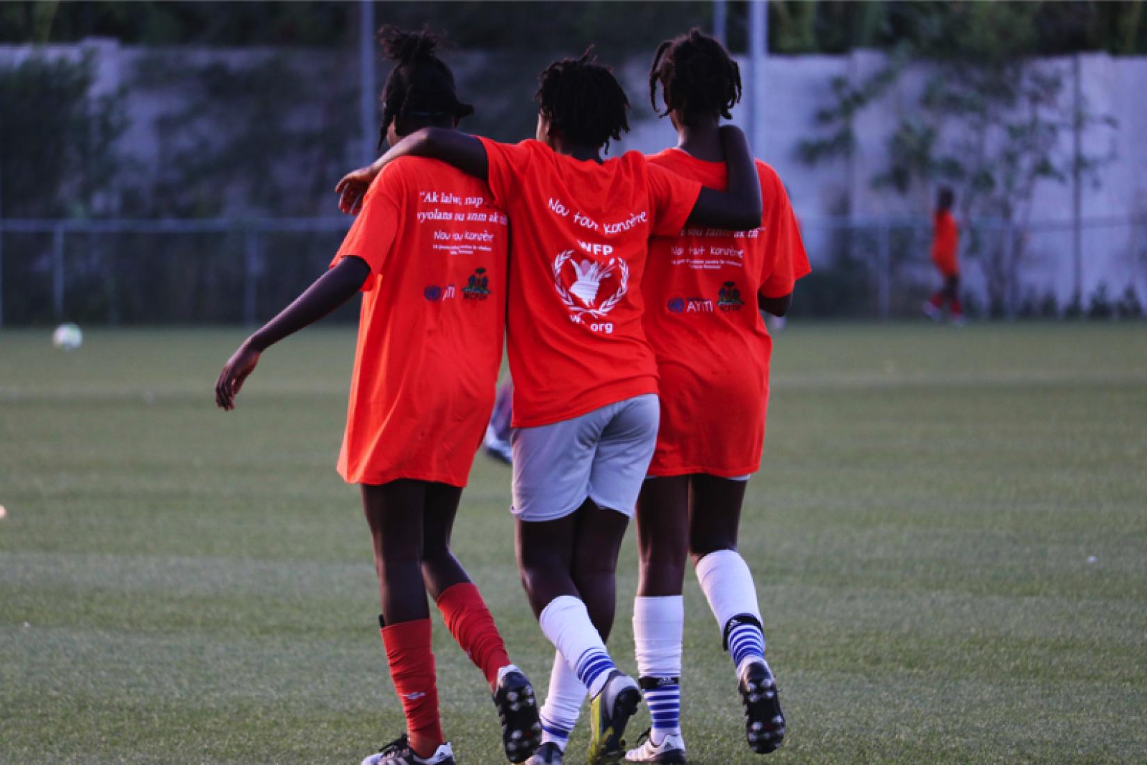 ​​Match football contre la violence faite aux femmes en Haïti, 2017 ​ ​