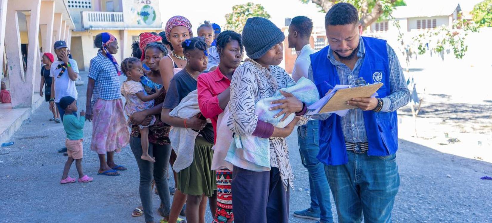 Plus de 160.000 personnes sont déplacées dans la région métropolitaine de Port-au-Prince.