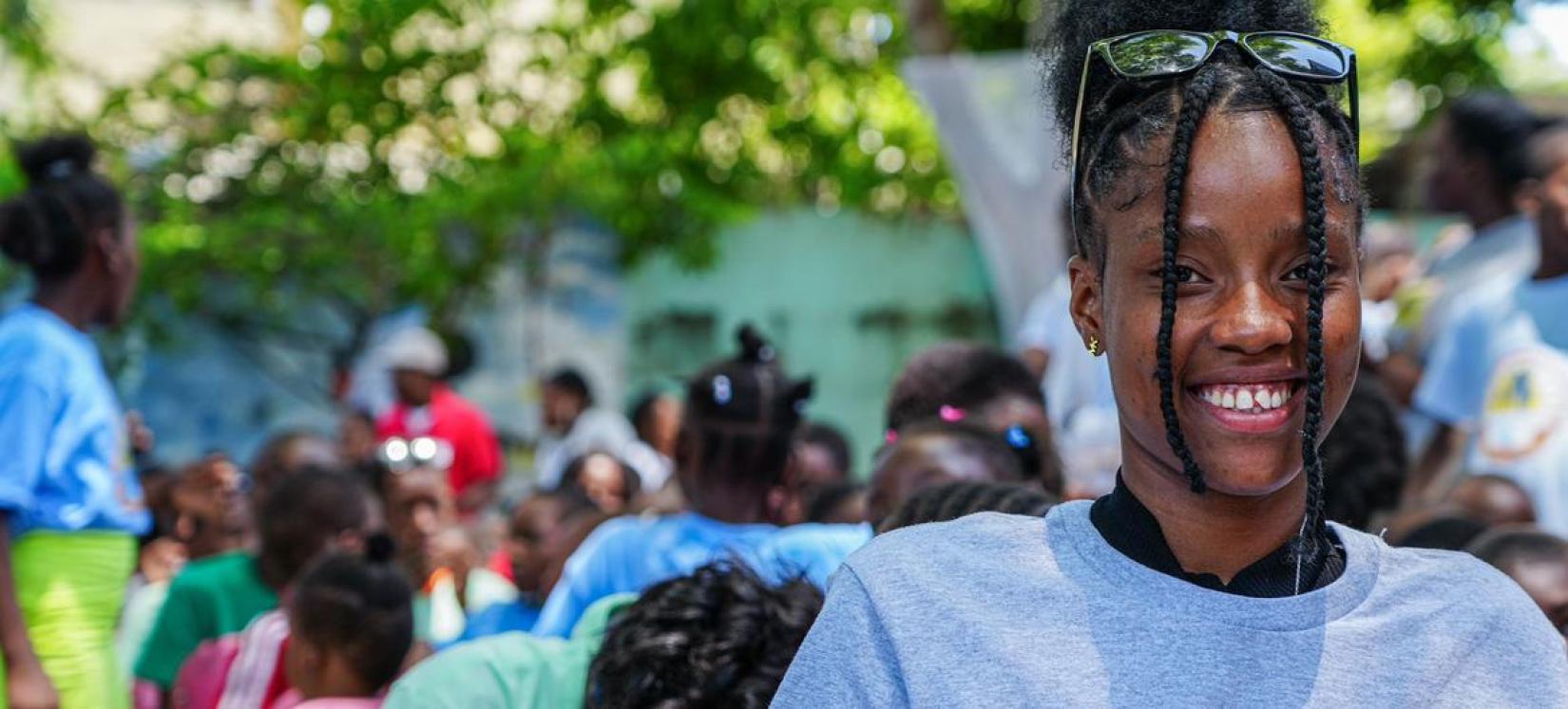 Haitian youth cited education as a key factor to make lasting change in their country.