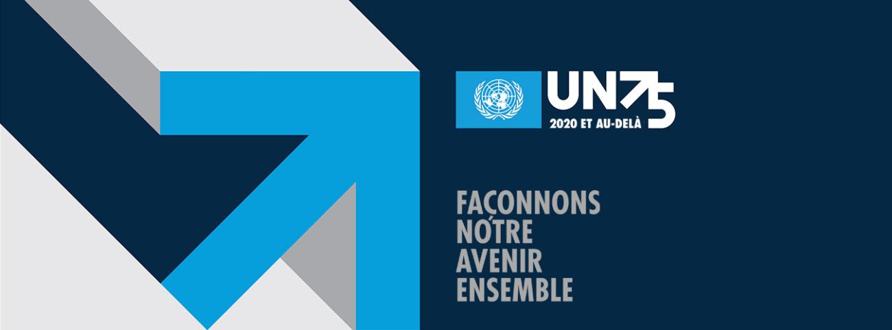 branding cree dans le cadre de la campagne UN75