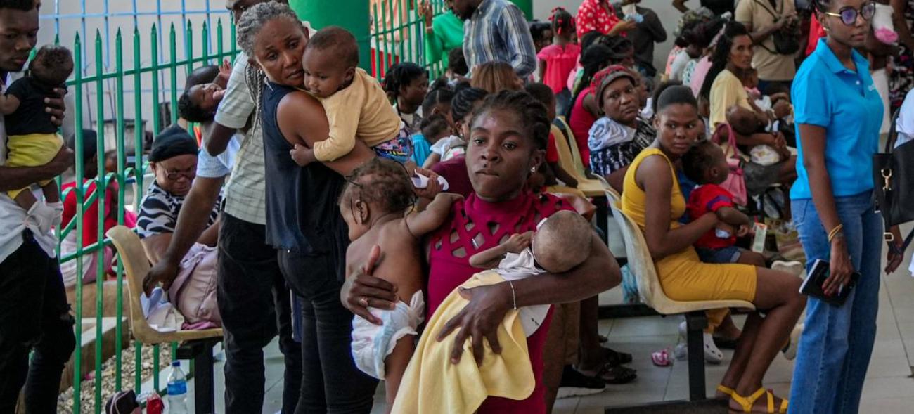 An Ayiti, ensekirite alimantè a monte akoz yon sitiyasyon imanitè katastwofik.