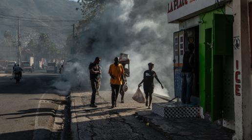 The downtown area of Port-au-Prince remains extremely dangerous due to gang activity.